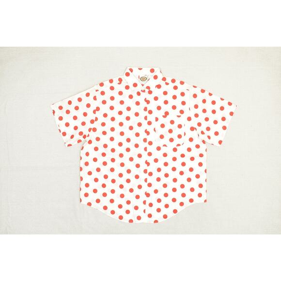 Picket & Post Polka Dot Button Down Shirt Women's Regular Size 16 - Picture 3 of 8